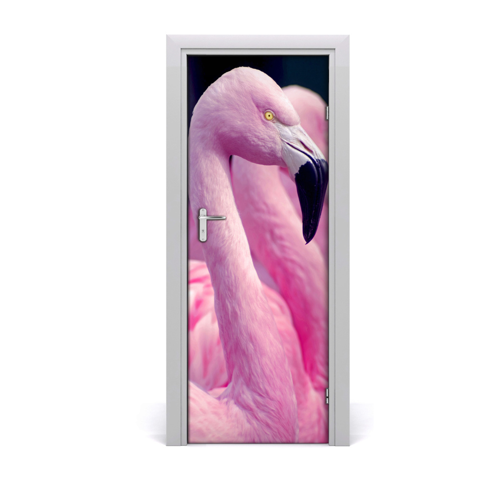 Fototapeta na dvere Plameniaky