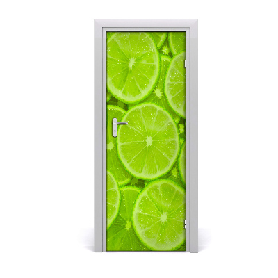 Fototapeta samolepiace na dvere Šťavnaté limetky