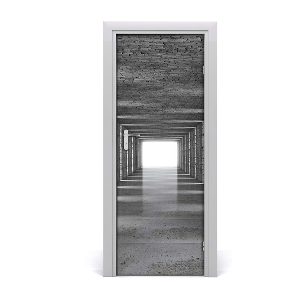 Fototapeta samolepiace na dvere Tehlový tunel
