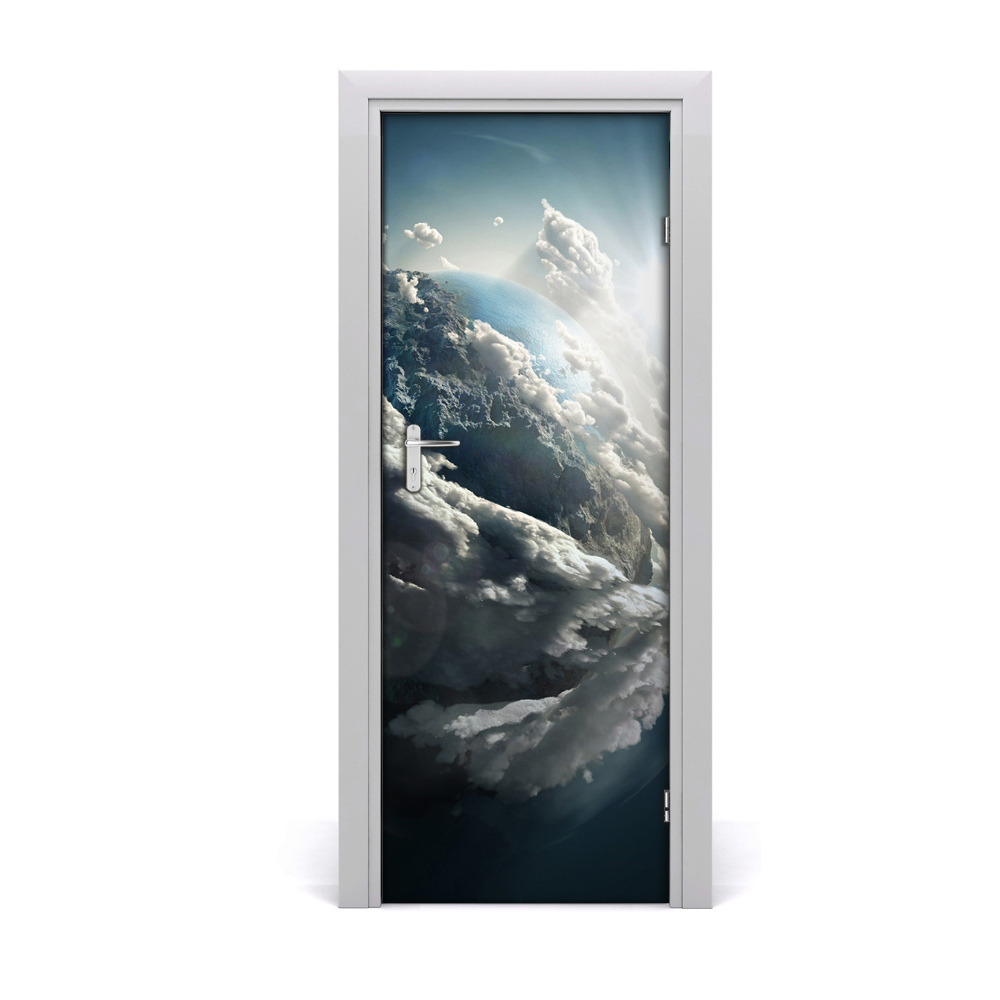 Fototapeta samolepiace na dvere Oblaky planéty Zem