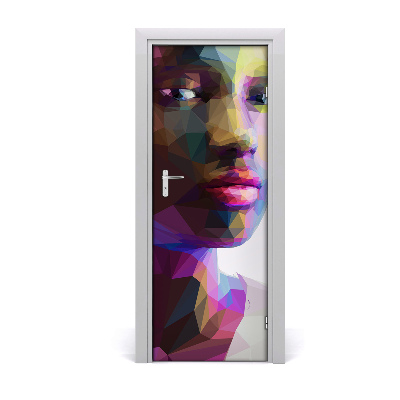 Fototapeta na dvere Abstraktná žena