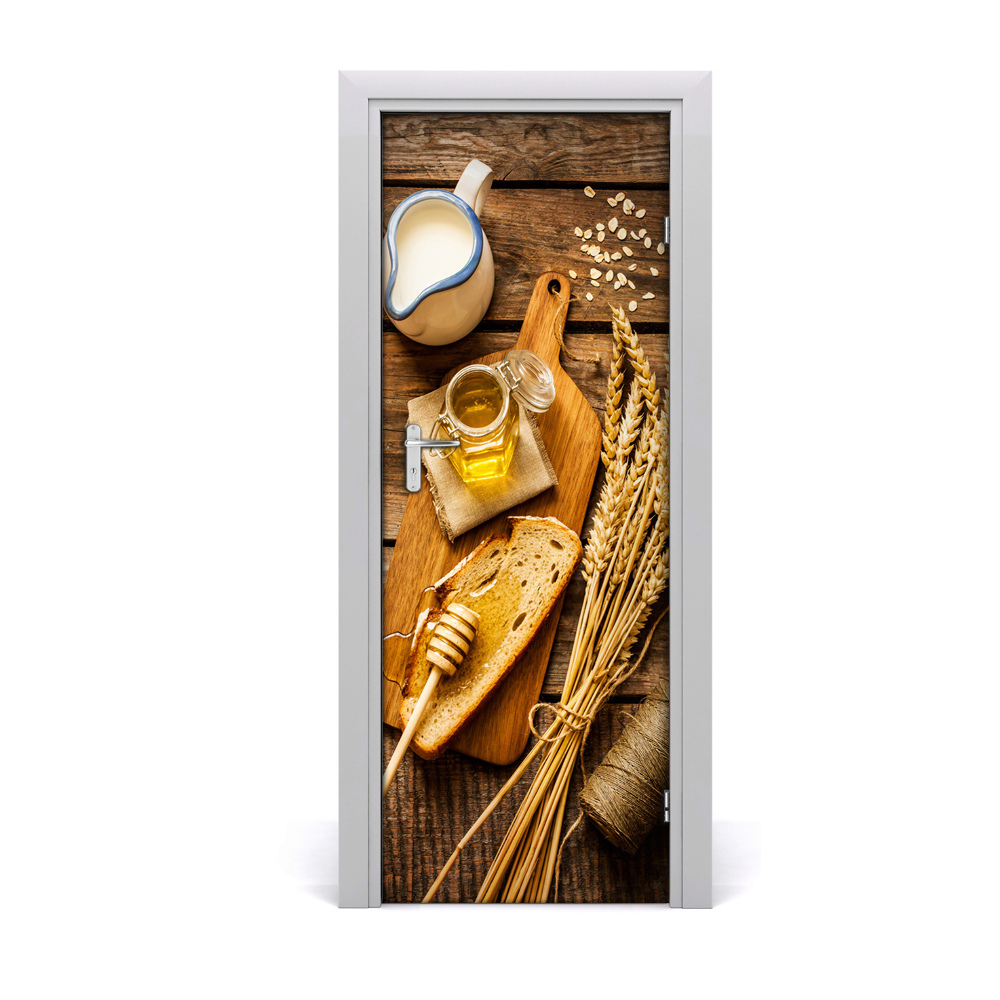 Fototapeta na dvere Medovo-mliečne cereálie