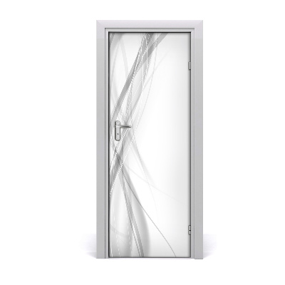 Fototapeta samolepiace na dvere Sivé vlny