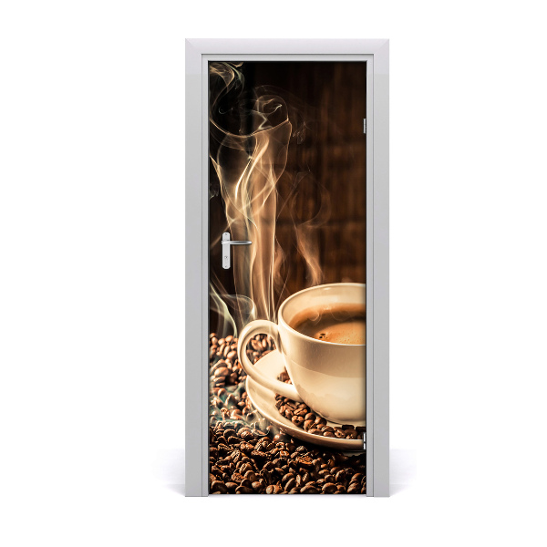 Fototapeta samolepiace na dvere Aromatická káva