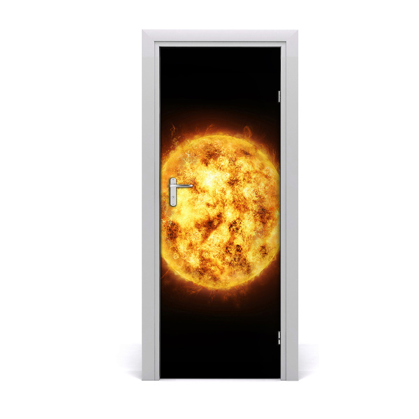 Fototapeta na dvere Horiace slnko