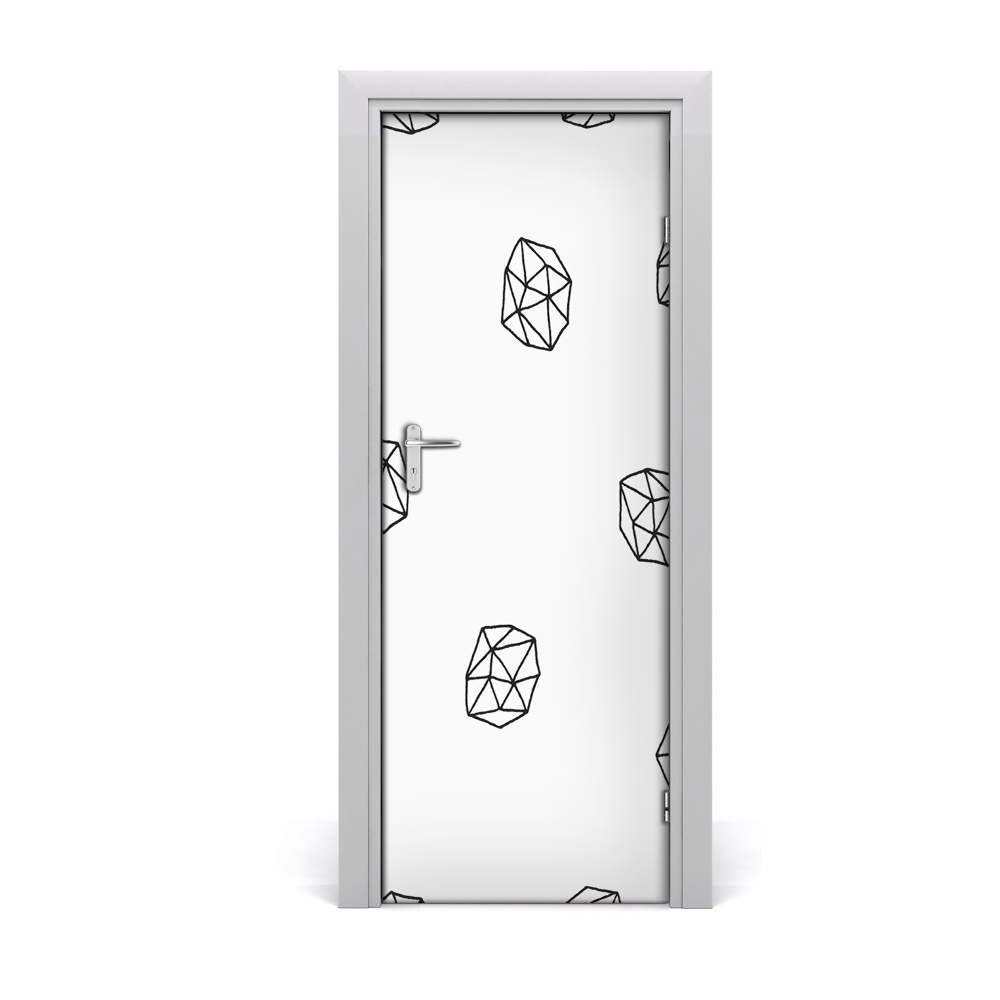 Fototapeta samolepiace na dvere Vzor geometrických tvarov