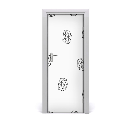 Fototapeta samolepiace na dvere Vzor geometrických tvarov