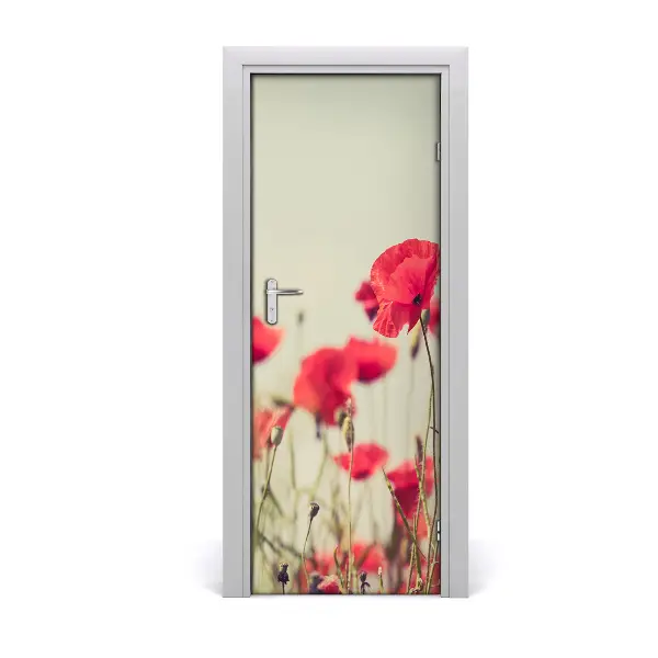 Fototapeta na dvere Poľné maky