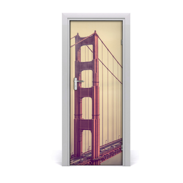 Fototapeta na dvere Most v hmle San Francisco