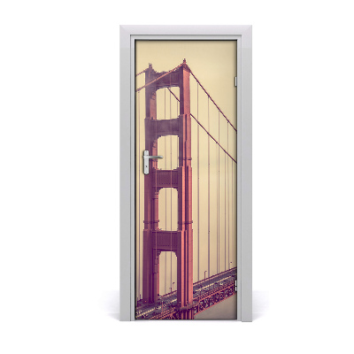 Fototapeta na dvere Most v hmle San Francisco