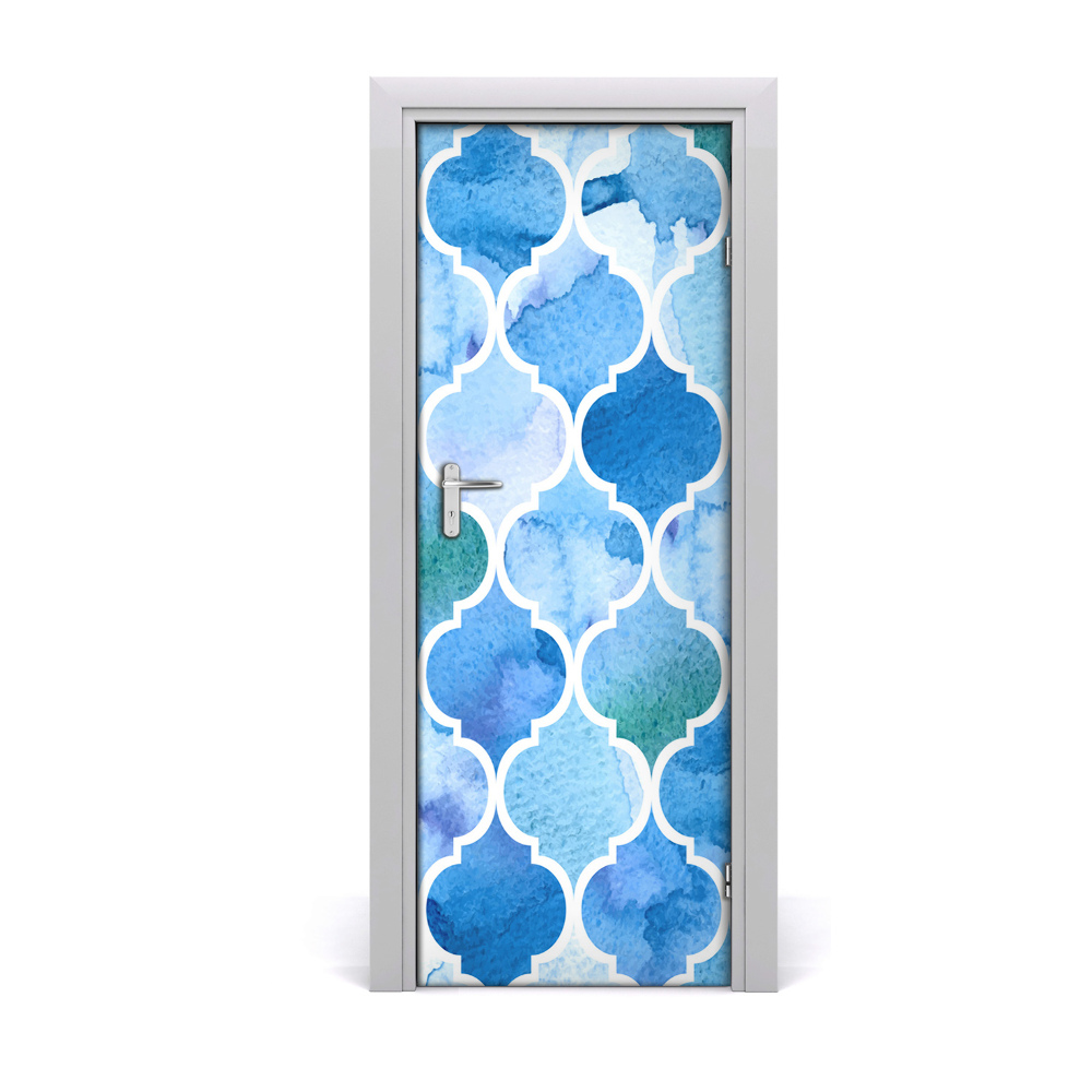 Fototapeta samolepiace na dvere Marocké modré pozadie