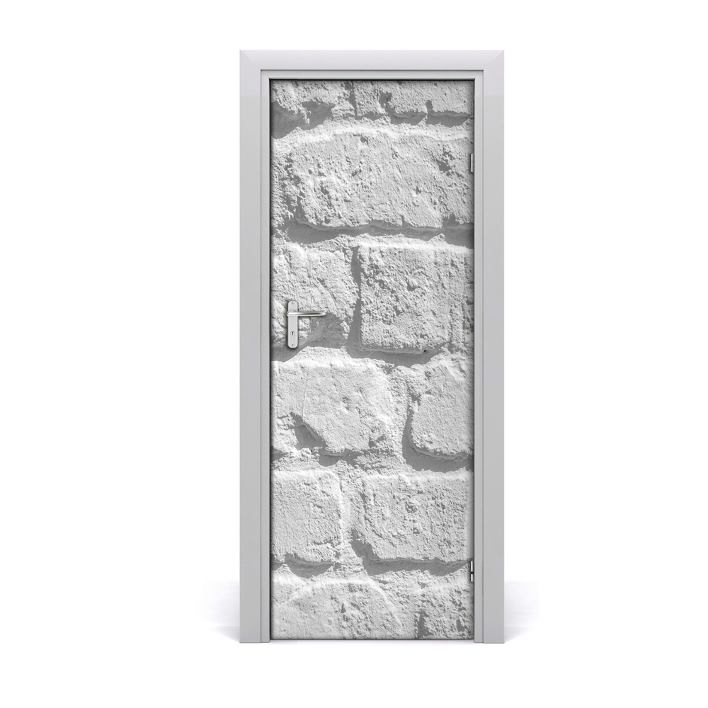 Fototapeta samolepiace na dvere Tehlový múr zblízka