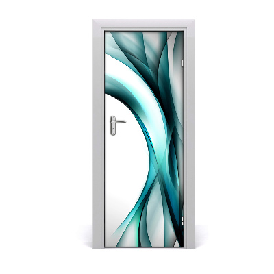 Fototapeta samolepiace na dvere Tyrkysové vlny