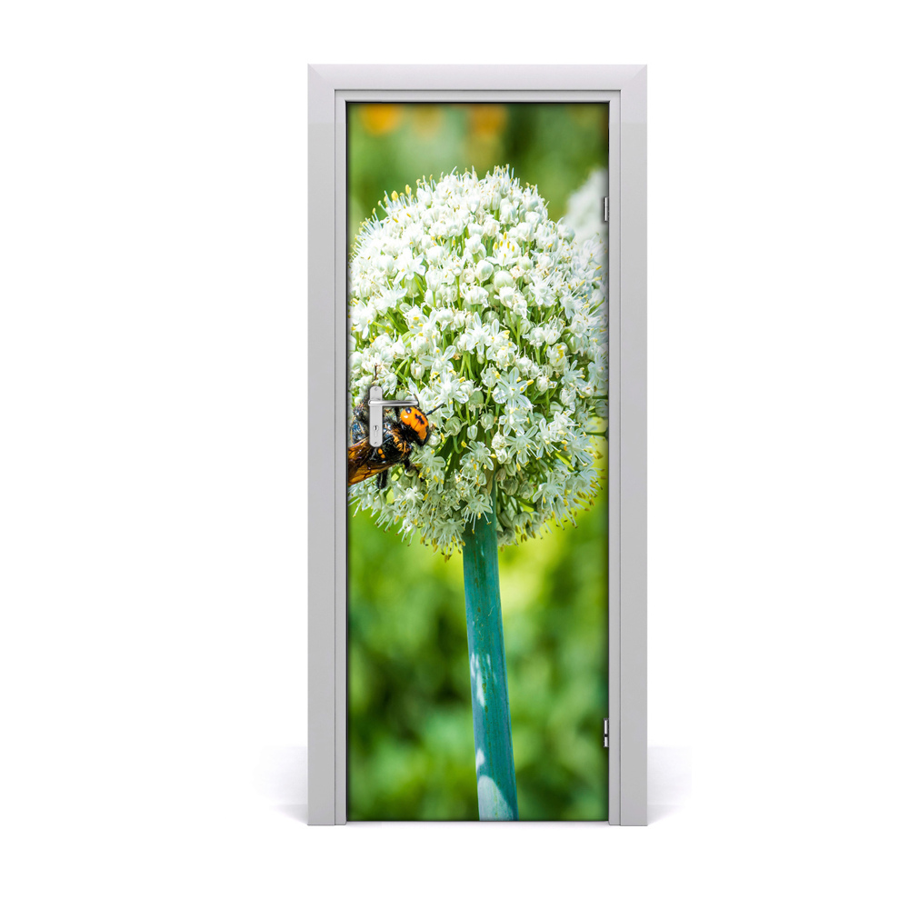 Fototapeta na dvere Včelí kvet