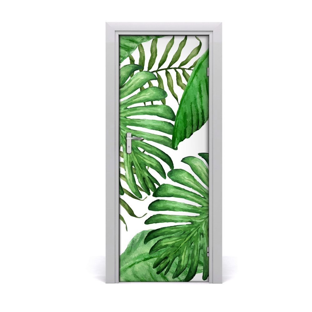 Fototapeta na dvere Tropické listy