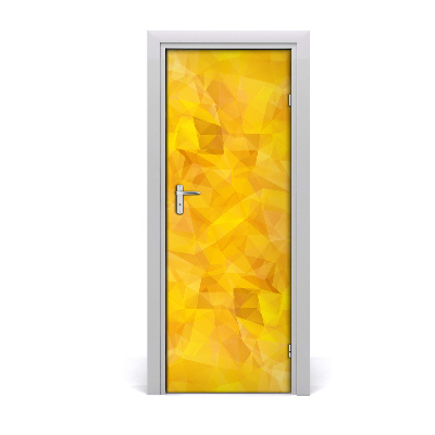 Fototapeta samolepiace na dvere Abstraktné trojuholníky