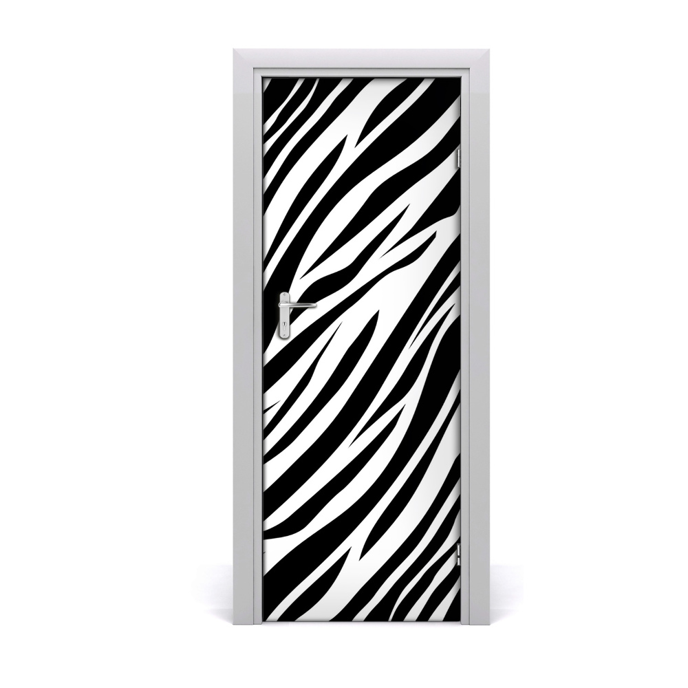 Fototapeta samolepiace na dvere Zebra pruhy na pozadí