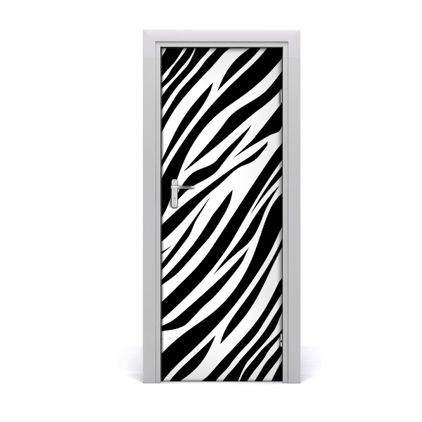 Fototapeta samolepiace na dvere Zebra pruhy na pozadí