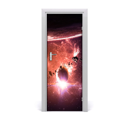 Fototapeta na dvere Galaxia planét