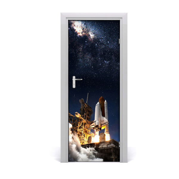 Fototapeta na dvere Raketa štartujúca do vesmíru