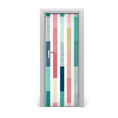 Fototapeta na dvere Dúhové zvislé pruhy