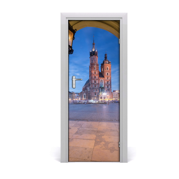Fototapeta na dvere Pohľad na Krakov Poľsko