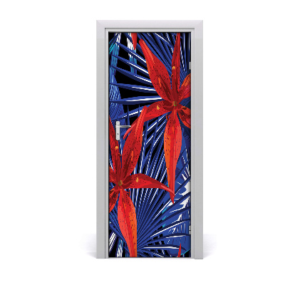 Fototapeta na dvere Kvety havajskej palmy