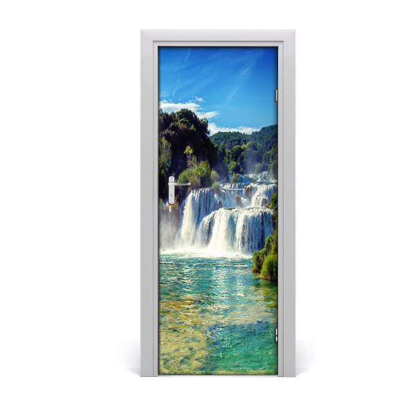 Fototapeta samolepiace na dvere Vodopád Krka