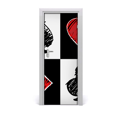 Fototapeta samolepiace na dvere Farby kariet