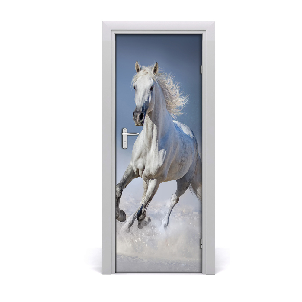 Fototapeta samolepiace na dvere Kôň v cvale