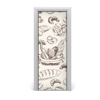 Fototapeta na dvere Pečené výrobky