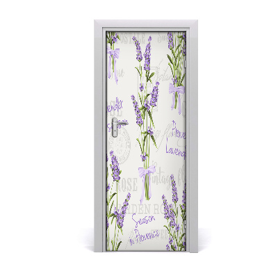 Fototapeta samolepiace na dvere Kytica levandule