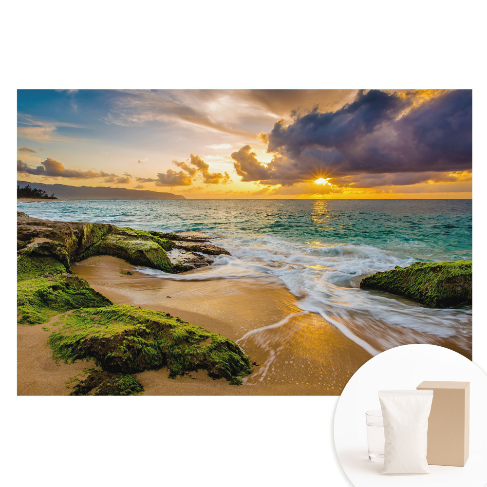 Fototapeta na netkanej textílii Západ slnka nad oceánom