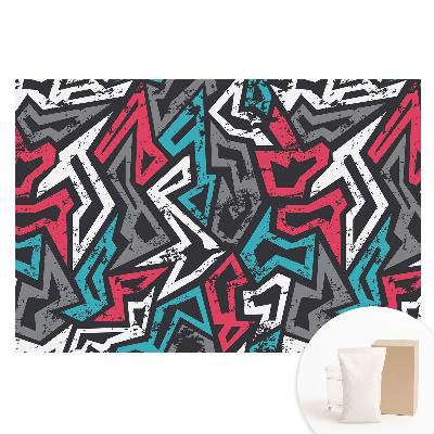 Netkaná tapeta s potlačou Geometrické graffiti s čerstvou energiou