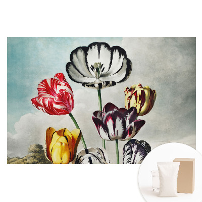 Netkaná tapeta Kytica tulipánov, klasická elegancia