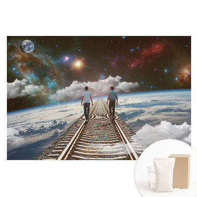 Fototapeta na vliese Kozmická cesta predstavivosti