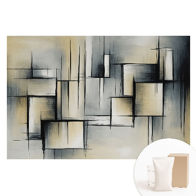 Fototapeta na vliese Moderná geometria v sivých odtieňoch