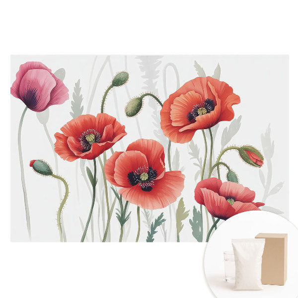 Fototapeta s potlačou na netkanej textílii Klasické botanické maky.