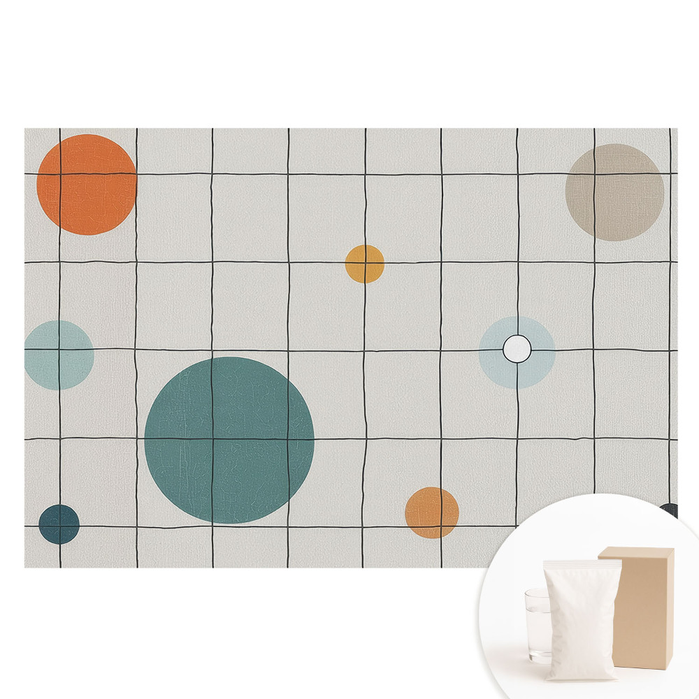 Netkaná tapeta s potlačou Moderná geometrická kompozícia