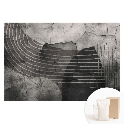 Fototapeta na netkanej textílii s moderným abstraktným geometrickým vzorom