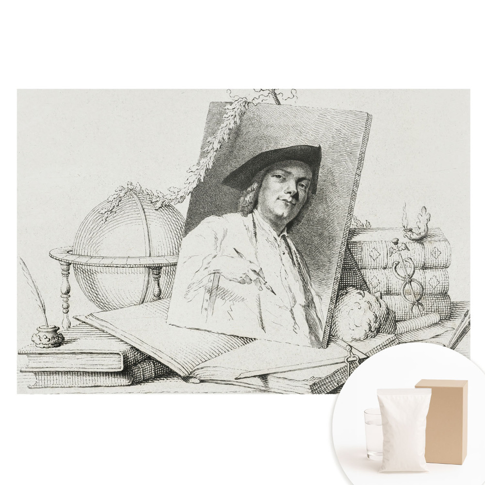 Fototapeta na netkanej textílii Klasická portrétna ilustrácia
