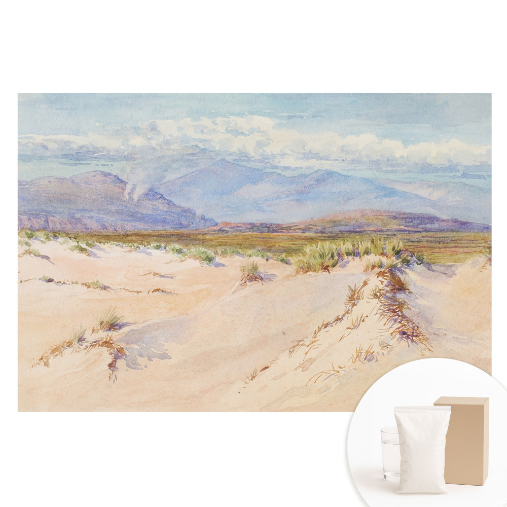 Fotografická tapeta na netkanej textílii Púštna krajina so vzdialenými horami