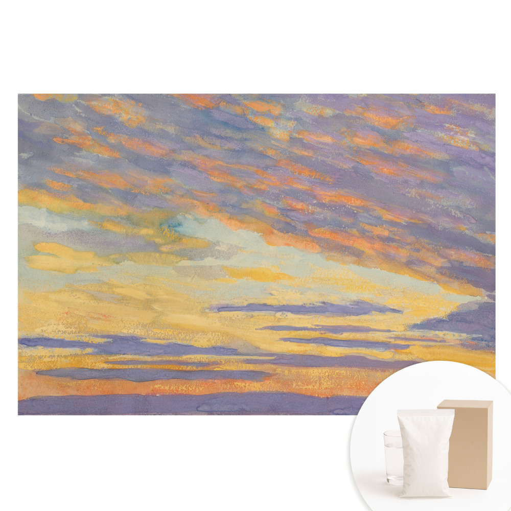 Fotografická tapeta na netkanej textílii Pastelová obloha, harmónia farieb, impresionizmus