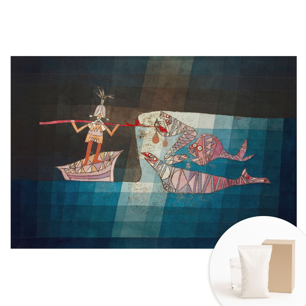 Netkaná tapeta s potlačou Abstraktné morské motívy na lodi
