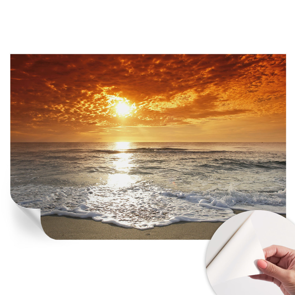 Samolepiaca fototapeta do spálne Oceánske vlny