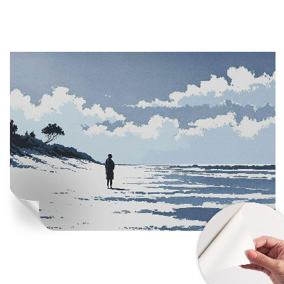 Samolepiaca fototapeta do spálne Ticho na pláži
