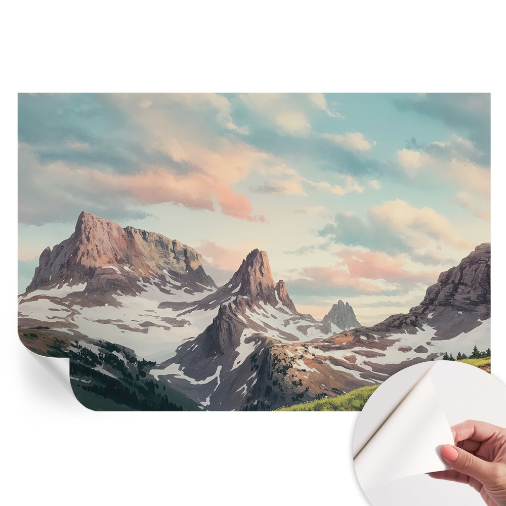 Samolepiaca fototapeta Horská panoráma