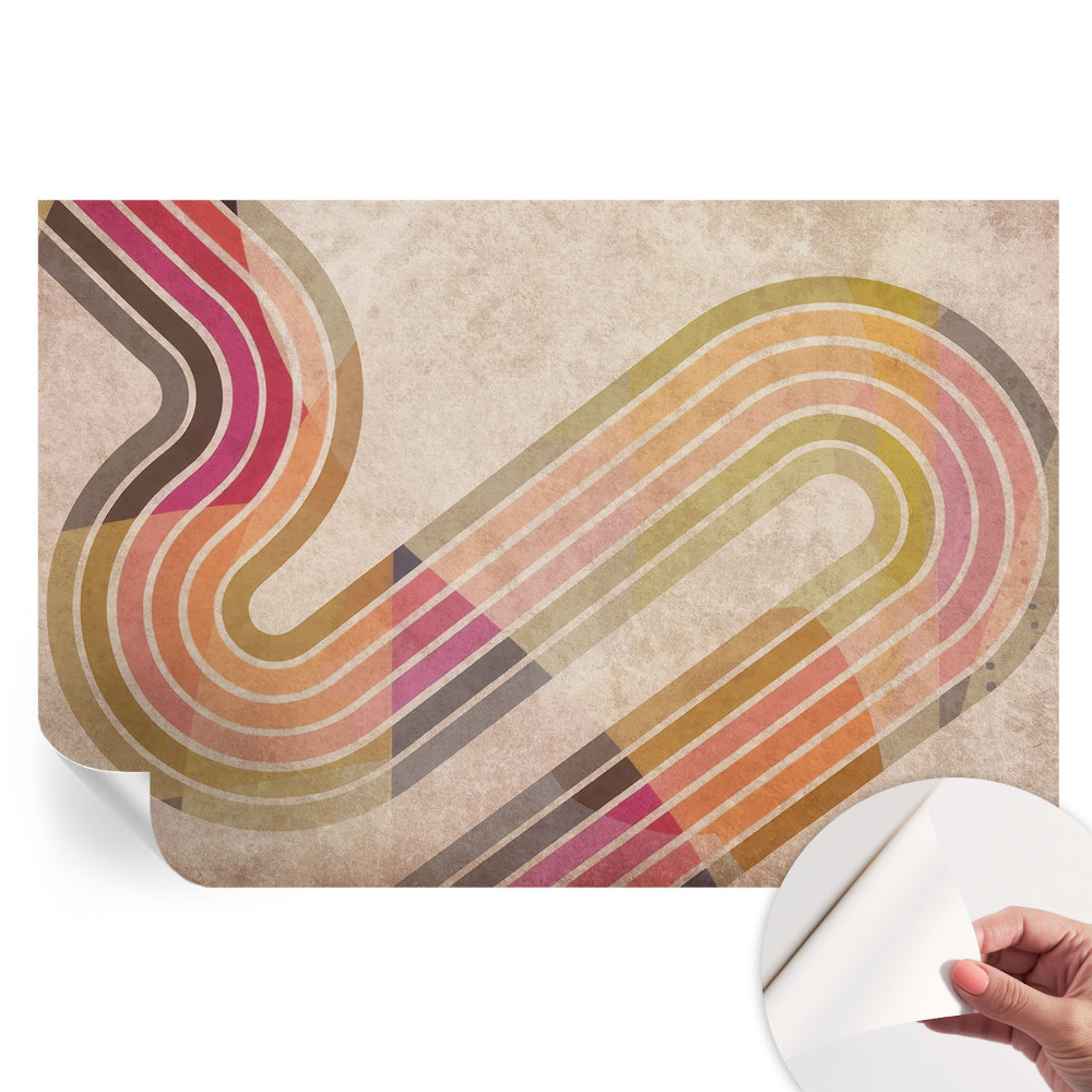 Samolepiaca fototapeta Geometrické čiary