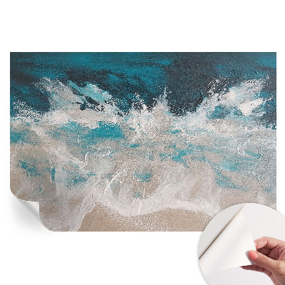 Samolepiaca fototapeta do spálne Oceánske vlny