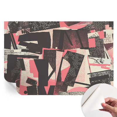 Samolepiaca fototapeta Geometrická koláž
